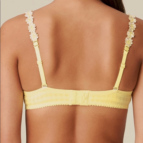 (NWT) MARIE JO sz 32B Avero padded balcony bra in pineapple (bright yellow) - Picture 4 of 8
